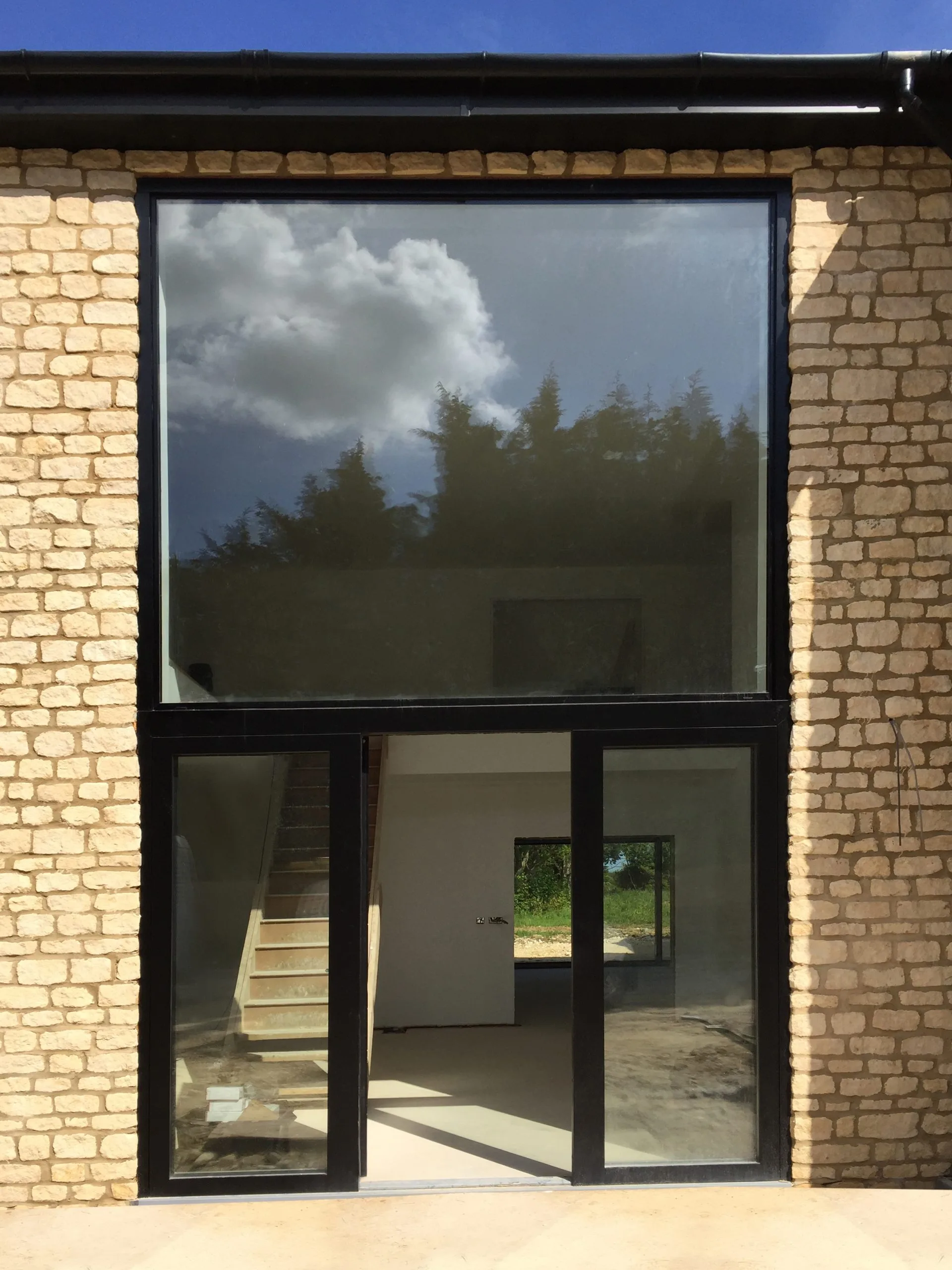 black-crittall-doors