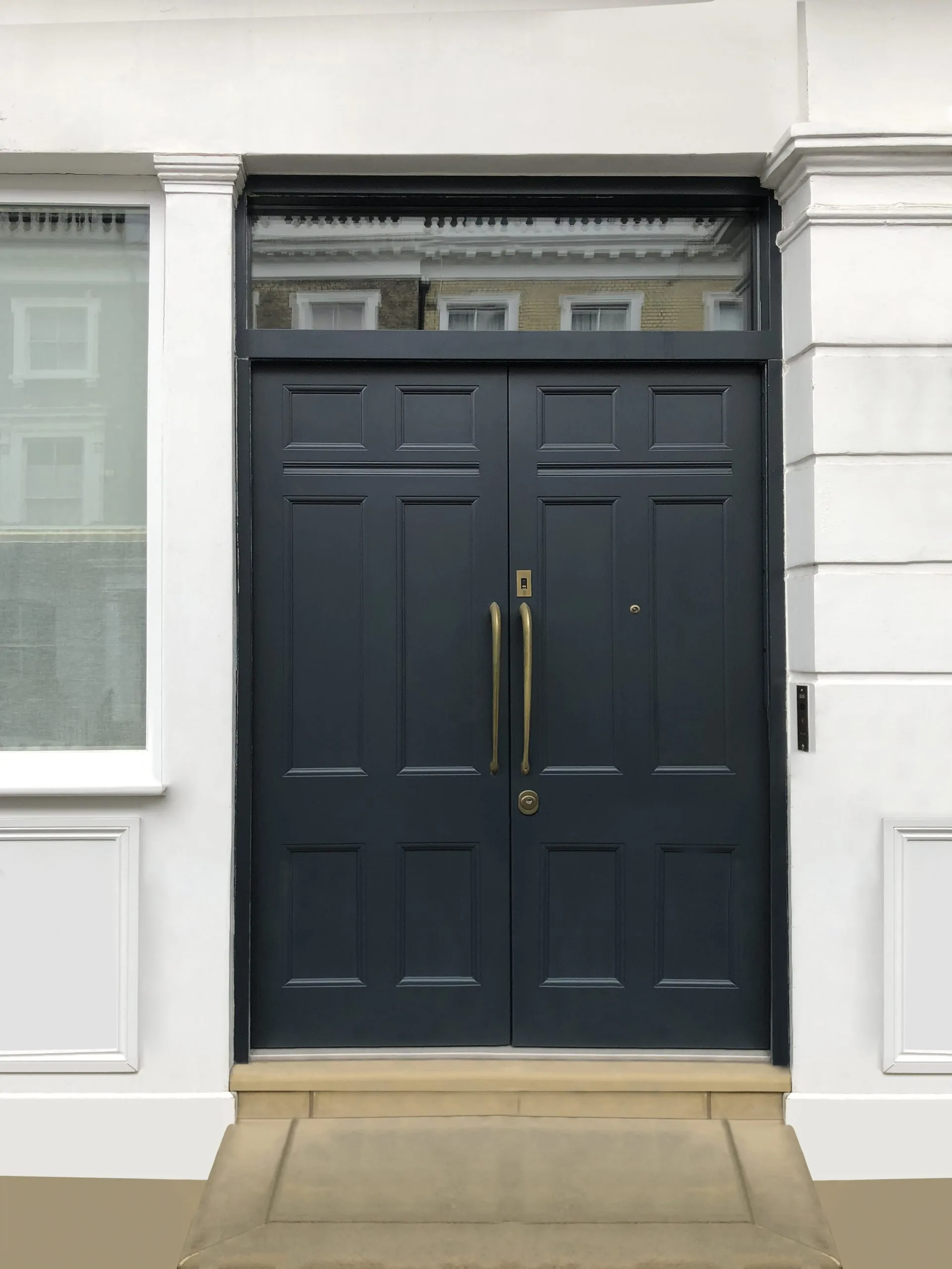 double-door-grey-bespoke-handles