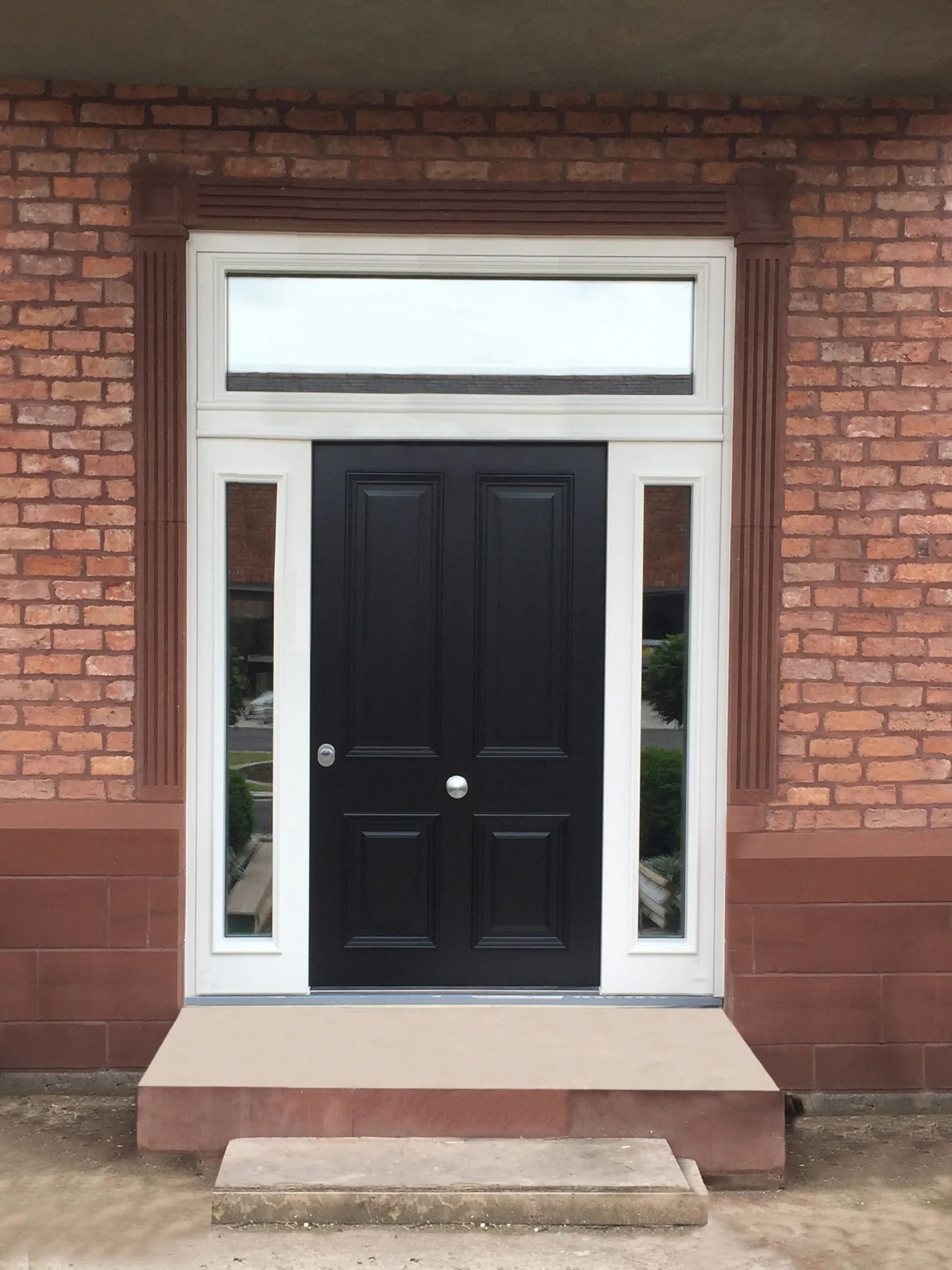 white-and-black-security-doors